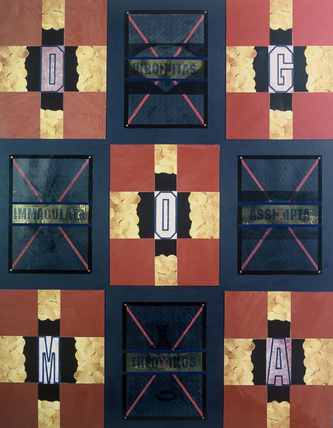 DOGMA, 1993, Diptych, #2, 156,5 x 123,5 cm