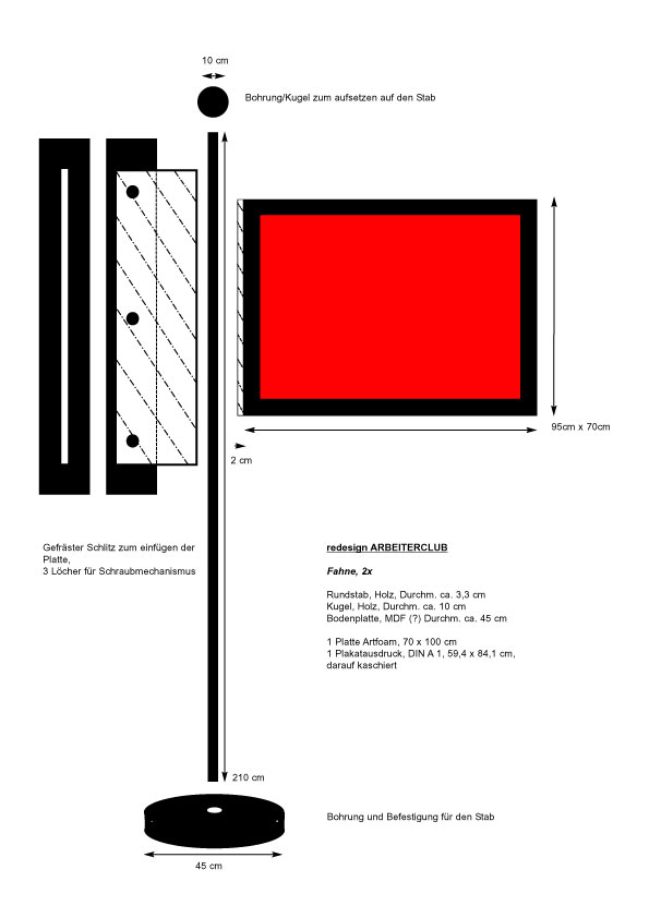 UNTITLED, 2008 / 21,5 x 29 cm, design for flag objects