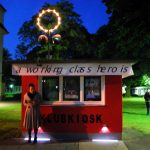 KLUBKIOSK, 2010 * site-specific installation for public space / Waagehaus der SBK, Cologne (GER) * installation view/outside I Photo: Corinne Schneider