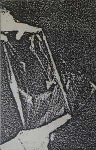 HANDLING OF THE BAG #4, 1989-2005 / 100 x 155 cm, handmade photographic print on photo canvas 