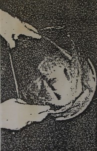 HANDLING OF THE BAG #5, 1989-2005 / 100 x 155 cm, handmade photographic print on photo canvas 